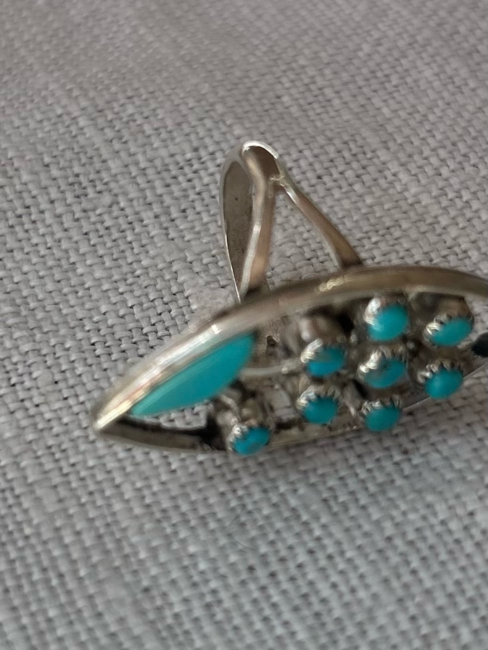 Vintage Native American Zuni Ring - Picture 3 of 14